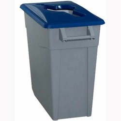 Recycling Papierkorb Denox 65 L Blau (2 Stück)