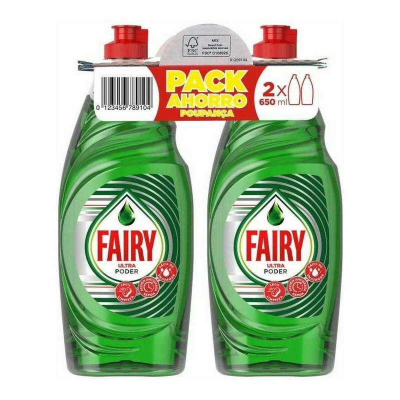 Geschirrspülmittel Fairy 8083935 650 ml (2 x 650 ml)