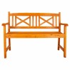 Bank Alexandra House Living Orange Tannenholz 65 x 68 x 120 cm