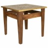 Tischdekoration Alexandra House Living Braun Gold Metall Mango-Holz 45 x 42 x 45 cm