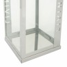 Laterne Alexandra House Living Silber Glas Edelstahl 18 x 30 x 18 cm