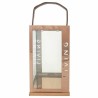 Laterne Alexandra House Living Kupfer Glas Edelstahl 18 x 30 x 18 cm