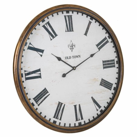 Wanduhr Alexandra House Living Gold Metall 6 x 80 x 80 cm