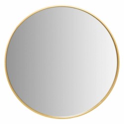 Wandspiegel Alexandra House Living Gold Metall Glas Holz MDF 86 x 3 x 86 cm