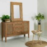 Wandspiegel Alexandra House Living Tannenholz Holz MDF 4 x 90 x 60 cm