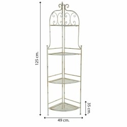 Eckregal Alexandra House Living Metall schmiedeeisern 35 x 125 x 49 cm