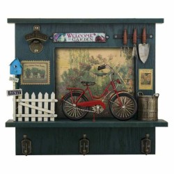 Wandgarderobe Alexandra House Living Metall Holz MDF Fahrrad 11 x 37 x 42 cm Laden