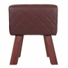 Hocker Alexandra House Living PVC Holz MDF 30 x 47 x 36 cm