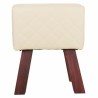 Hocker Alexandra House Living PVC Holz MDF 30 x 47 x 36 cm