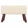 Hocker Alexandra House Living PVC Holz MDF 30 x 47 x 72 cm