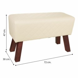 Hocker Alexandra House Living PVC Holz MDF 30 x 47 x 72 cm