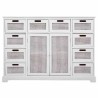 Anrichte Alexandra House Living Weiß Paulonia-Holz Holz MDF 33 x 78 x 113 cm