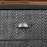 Anrichte Alexandra House Living Braun Grau Holz Metall 42 x 74 x 164 cm