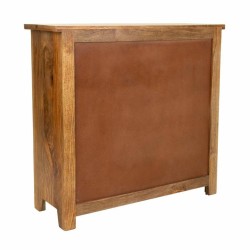 Anrichte Alexandra House Living natürlich Messing Mango-Holz 33 x 102 x 102 cm