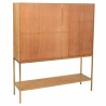 Anrichte Alexandra House Living Gold natürlich Eisen Tannenholz 37 x 139 x 120 cm