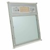 Wandspiegel Alexandra House Living Grau Glas Rattan Tannenholz 3 x 76 x 70 cm