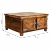 Tischdekoration Alexandra House Living Braun Holz 85 x 45 x 85 cm