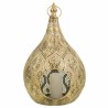 Kerzenschale Alexandra House Living Gold Glas Eisen 25 x 40 x 26 cm