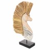 Deko-Figur Alexandra House Living Schwarz natürlich Holz Glas Seetang Pferd 52 x 10 x 30 cm