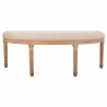 Hocker Alexandra House Living Creme Kautschukholz 45 x 48 x 125 cm