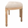 Hocker Alexandra House Living Creme Kautschukholz 45 x 48 x 125 cm