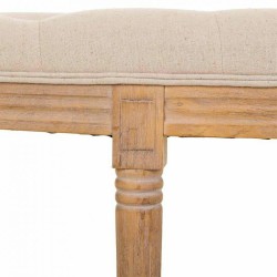 Hocker Alexandra House Living Creme Kautschukholz 45 x 48 x 125 cm