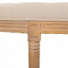 Hocker Alexandra House Living Creme Kautschukholz 45 x 48 x 125 cm