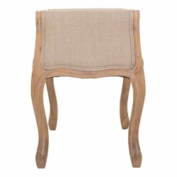 Hocker Alexandra House Living Creme Kautschukholz 48 x 60 x 71 cm