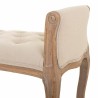 Hocker Alexandra House Living Creme Kautschukholz 48 x 60 x 113 cm