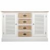 Anrichte Alexandra House Living Weiß Paulonia-Holz Holz MDF 40 x 80 x 124 cm