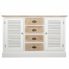 Anrichte Alexandra House Living Weiß Paulonia-Holz Holz MDF 40 x 80 x 124 cm