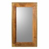 Wandspiegel Alexandra House Living Braun Messing Mango-Holz Holz MDF 1 x 88 x 49 cm