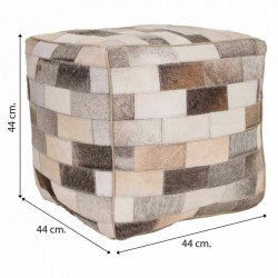 Puff Alexandra House Living Leder 44 x 44 x 44 cm