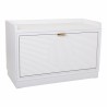 Hocker Alexandra House Living Gold Holz MDF 38 x 53 x 80 cm Schuhschrank