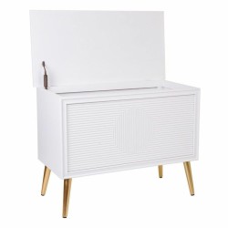 Kofferbank Alexandra House Living Gold Holz MDF 41 x 62 x 83 cm