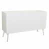 Anrichte Alexandra House Living Weiß Silberfarben Bambus Holz MDF 41 x 71 x 120 cm