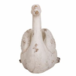 Blumentopf Alexandra House Living Swan Fiberglas Magnesium 35 x 48 x 51 cm