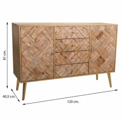 Anrichte Alexandra House Living Braun Paulonia-Holz 40 x 81 x 120 cm