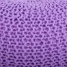 Puff Alexandra House Living Violett polystyrol 45 x 30 x 45 cm