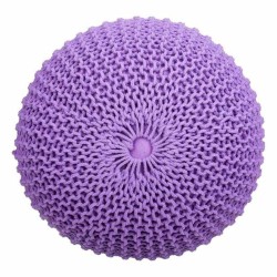 Puff Alexandra House Living Violett polystyrol 45 x 30 x 45 cm