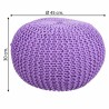 Puff Alexandra House Living Violett polystyrol 45 x 30 x 45 cm