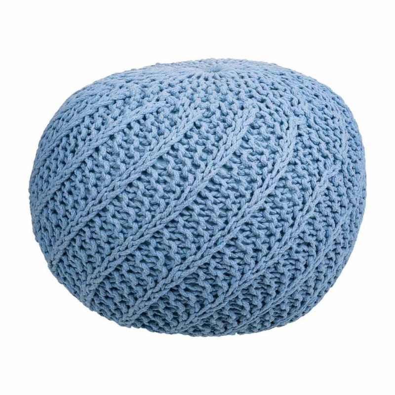 Puff Alexandra House Living Hellblau polystyrol 45 x 30 x 45 cm