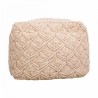 Puff Alexandra House Living Creme polystyrol 45 x 40 x 45 cm