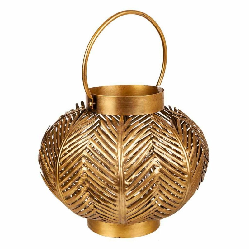 Kerzenschale Alexandra House Living Gold Eisen 34 x 27 x 34 cm