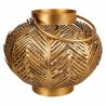 Kerzenschale Alexandra House Living Gold Eisen 34 x 27 x 34 cm