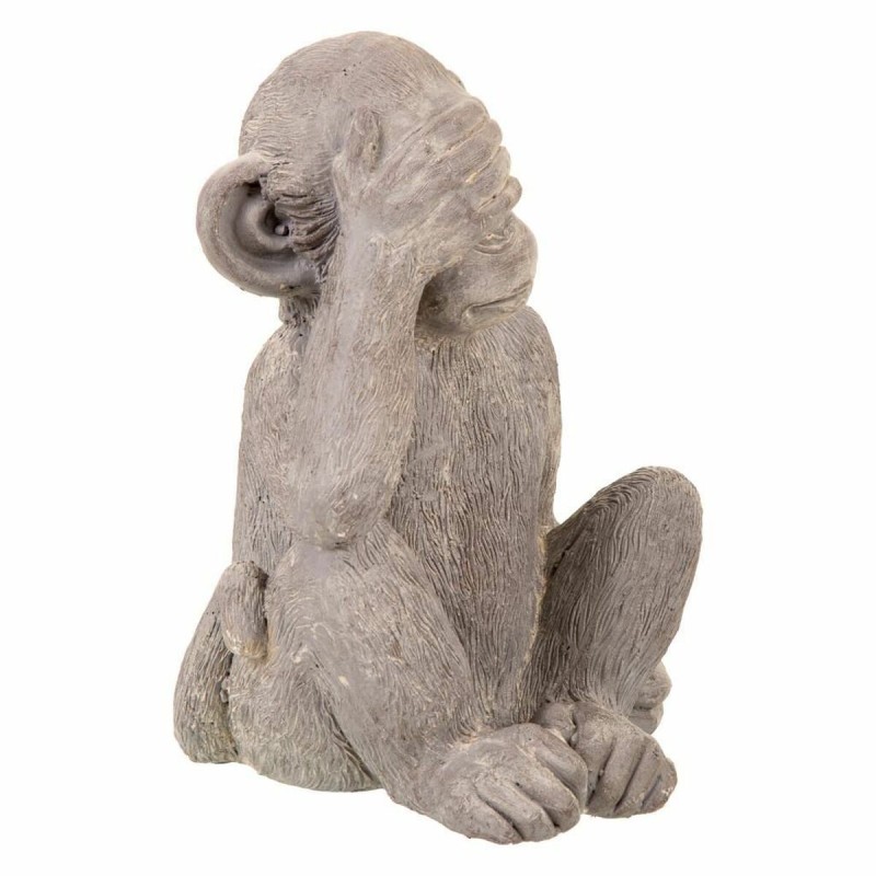 Deko-Figur Alexandra House Living Grau Polyesterharz Affe 26 x 40 x 34 cm