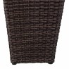 Blumentopf Alexandra House Living Braun Eisen Rattan Kunststoff 28 x 40 x 28 cm