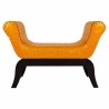 Hocker Alexandra House Living Orange Polyurethan Holz MDF 40 x 65 x 90 cm