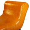 Hocker Alexandra House Living Orange Polyurethan Holz MDF 40 x 65 x 90 cm