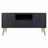 Anrichte Alexandra House Living Gold Dunkelgrau 40 x 61 x 121 cm